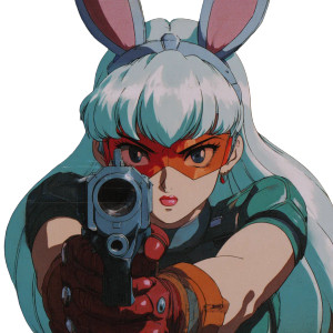 Jade Bunny Anime Vinyl Car Decal Sticker – Waterproof & UV-Resistant 3.4133333333333336"