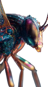 Microscopic Insect Eye Vinyl Car Decal Sticker – Waterproof & UV-Resistant 4.8533333333333335"