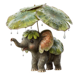 Baby Elephant With Umbrella Vinyl Car Decal Sticker – Waterproof & UV-Resistant 3.4133333333333336" Baby Elephant With Umbrella Vinyl Car Decal Sticker – Waterproof & UV-Resistant 3.4133333333333336"
