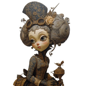 Whimsical Steampunk Coquette Vinyl Car Decal Sticker – Waterproof & UV-Resistant 3.4133333333333336" Whimsical Steampunk Coquette Vinyl Car Decal Sticker – Waterproof & UV-Resistant 3.4133333333333336"