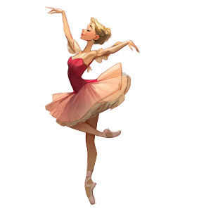 Ballerina V2 Vinyl Car Decal Sticker – Waterproof & UV-Resistant 3.4133333333333336"