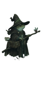 Frog Wizard Dawn Vinyl Car Decal Sticker – Waterproof & UV-Resistant 4.8533333333333335"