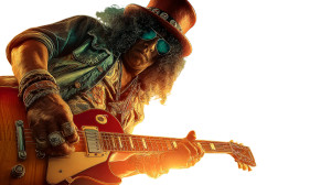 Slash Playing Guitar Vinyl Car Decal Sticker – Waterproof & UV-Resistant 2.72"