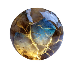 Glowing Crystal Orb V2 Vinyl Car Decal Sticker – Waterproof & UV-Resistant 3.4133333333333336"
