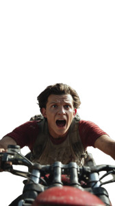 Tom Holland Fleeing V2 Vinyl Car Decal Sticker – Waterproof & UV-Resistant 4.8533333333333335"