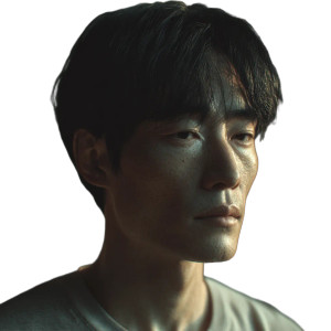 Korean Man Portrait V21 Vinyl Car Decal Sticker – Waterproof & UV-Resistant 6.826666666666667"
