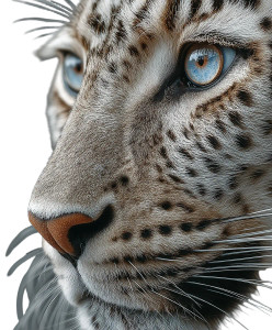 Ultra-Realistic Leopard Vinyl Car Decal Sticker – Waterproof & UV-Resistant 8.0"
