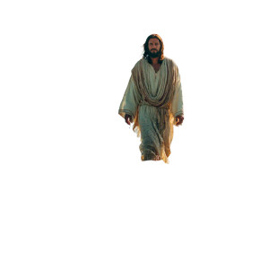 Jesus On Water V7 Vinyl Car Decal Sticker – Waterproof & UV-Resistant 3.4133333333333336"