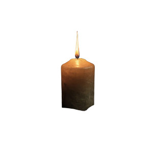 Held Lit Candle Vinyl Car Decal Sticker – Waterproof & UV-Resistant 6.826666666666667"