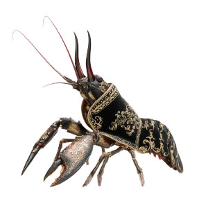 Dapper Devil Crayfish V2 Vinyl Car Decal Sticker – Waterproof & UV-Resistant 3.4133333333333336"