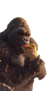 Gorilla With Burrito Vinyl Car Decal Sticker – Waterproof & UV-Resistant 9.706666666666667" Gorilla With Burrito Vinyl Car Decal Sticker – Waterproof & UV-Resistant 9.706666666666667"