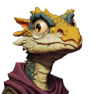 Dumb Kobold Portrait Vinyl Car Decal Sticker – Waterproof & UV-Resistant 3.4133333333333336"