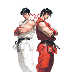 Jin And Kazuya Vinyl Car Decal Sticker – Waterproof & UV-Resistant 6.826666666666667"