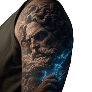 Realistic Poseidon Tattoo Vinyl Car Decal Sticker – Waterproof & UV-Resistant 3.4133333333333336" Realistic Poseidon Tattoo Vinyl Car Decal Sticker – Waterproof & UV-Resistant 3.4133333333333336"