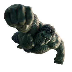 Hulk Flying Vinyl Car Decal Sticker – Waterproof & UV-Resistant 3.4133333333333336"