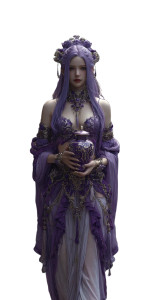 Mystical Purple Goddess Vinyl Car Decal Sticker – Waterproof & UV-Resistant 4.8533333333333335" Mystical Purple Goddess Vinyl Car Decal Sticker – Waterproof & UV-Resistant 4.8533333333333335"