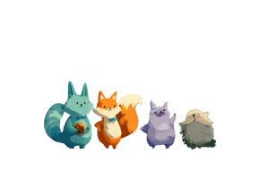 Whimsical Forest Float Vinyl Car Decal Sticker – Waterproof & UV-Resistant 2.986666666666667"