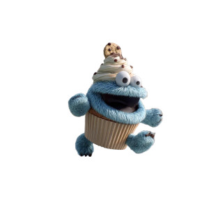 Cookie Monster Chase Vinyl Car Decal Sticker – Waterproof & UV-Resistant 6.826666666666667"