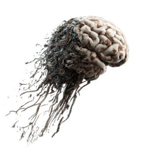 Ai Brain Rot Vinyl Car Decal Sticker – Waterproof & UV-Resistant 6.826666666666667"