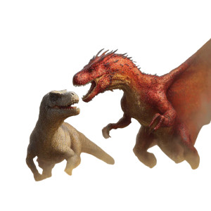 Dragon Vs Allosaurus Vinyl Car Decal Sticker – Waterproof & UV-Resistant 3.4133333333333336" Dragon Vs Allosaurus Vinyl Car Decal Sticker – Waterproof & UV-Resistant 3.4133333333333336"