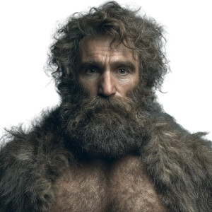 Hairy Caucasian Man Vinyl Car Decal Sticker – Waterproof & UV-Resistant 3.4133333333333336"
