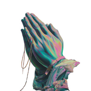 Praying Hands Chain Vinyl Car Decal Sticker – Waterproof & UV-Resistant 6.826666666666667"