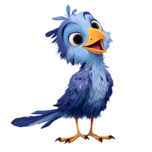 Talking Bird Cartoon Vinyl Car Decal Sticker – Waterproof & UV-Resistant 3.4133333333333336" Talking Bird Cartoon Vinyl Car Decal Sticker – Waterproof & UV-Resistant 3.4133333333333336"