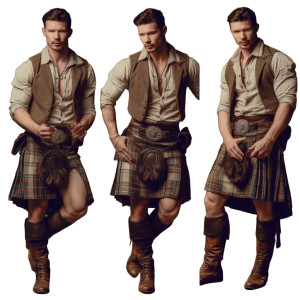 Kilted Cowboy Vinyl Car Decal Sticker – Waterproof & UV-Resistant 3.4133333333333336" Kilted Cowboy Vinyl Car Decal Sticker – Waterproof & UV-Resistant 3.4133333333333336"