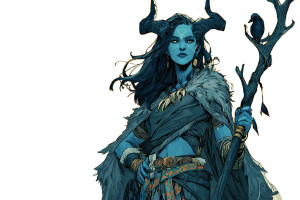 Tiefling Mystic Vinyl Car Decal Sticker – Waterproof & UV-Resistant 5.97333333333333 Tiefling Mystic Vinyl Car Decal Sticker – Waterproof & UV-Resistant 5.97333333333333