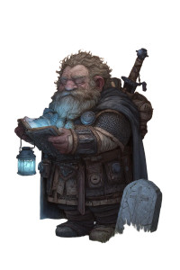 Dwarven Grave Cleric Vinyl Car Decal Sticker – Waterproof & UV-Resistant 4.4