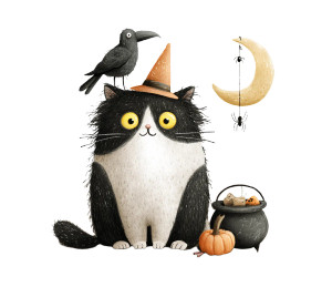 Halloween Cat Clipart Vinyl Car Decal Sticker – Waterproof & UV-Resistant 3.4133333333333336" Halloween Cat Clipart Vinyl Car Decal Sticker – Waterproof & UV-Resistant 3.4133333333333336"