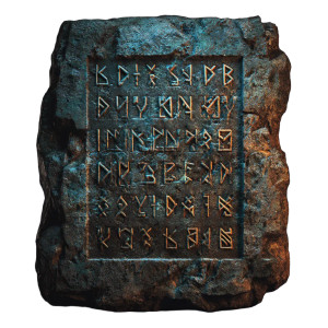 Ancient Cyberpunk Tablet Vinyl Car Decal Sticker – Waterproof & UV-Resistant 3.4133333333333336"