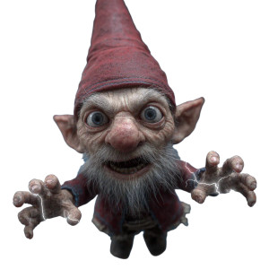 Electric Gnome Vinyl Car Decal Sticker – Waterproof & UV-Resistant 3.4133333333333336"