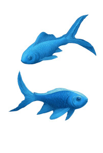 Ethereal Fish Journey Vinyl Car Decal Sticker – Waterproof & UV-Resistant 4.426666666666667"