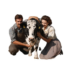 Family With Calf V2 Vinyl Car Decal Sticker – Waterproof & UV-Resistant 3.4133333333333336" Family With Calf V2 Vinyl Car Decal Sticker – Waterproof & UV-Resistant 3.4133333333333336"