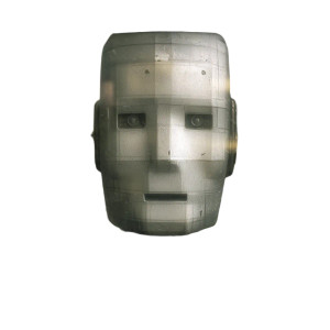 Robot Head V3 Vinyl Car Decal Sticker – Waterproof & UV-Resistant 6.826666666666667"