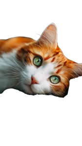Cute Cat V108 Vinyl Car Decal Sticker – Waterproof & UV-Resistant 9.706666666666667"