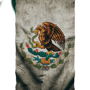 Mexican Flag Vinyl Car Decal Sticker – Waterproof & UV-Resistant 3.4133333333333336"