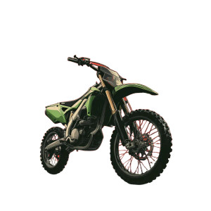 Anime Dirtbike Ad Vinyl Car Decal Sticker – Waterproof & UV-Resistant 6.826666666666667"