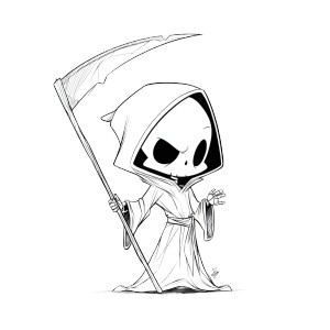 Chibi Grim Reaper V3 Vinyl Car Decal Sticker – Waterproof & UV-Resistant 3.4133333333333336" Chibi Grim Reaper V3 Vinyl Car Decal Sticker – Waterproof & UV-Resistant 3.4133333333333336"
