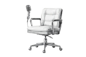 Talk Show Chair Vinyl Car Decal Sticker – Waterproof & UV-Resistant 2.986666666666667"