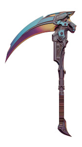 Anubis Scythe Vinyl Car Decal Sticker – Waterproof & UV-Resistant 9.706666666666667"