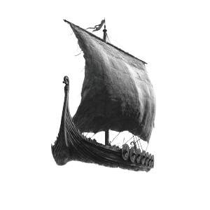 Viking Boat V2 Vinyl Car Decal Sticker – Waterproof & UV-Resistant 3.4133333333333336"