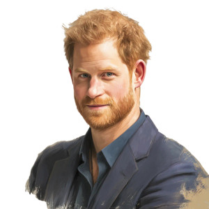 Prince Harry Portrait V2 Vinyl Car Decal Sticker – Waterproof & UV-Resistant 6.826666666666667"