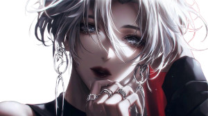 Androgynous Anime Character V4 Vinyl Car Decal Sticker – Waterproof & UV-Resistant 5.4