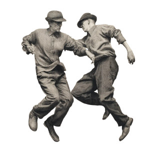 Dancing Men V2 Vinyl Car Decal Sticker – Waterproof & UV-Resistant 3.4133333333333336"