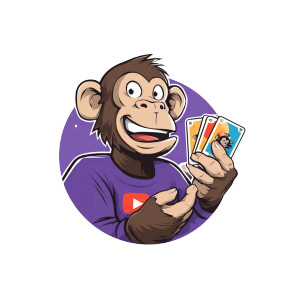 Monkey Trading Logo Vinyl Car Decal Sticker – Waterproof & UV-Resistant 3.4133333333333336"
