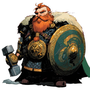 Gimli The Dwarf V2 Vinyl Car Decal Sticker – Waterproof & UV-Resistant 3.4133333333333336"