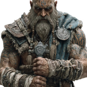 Rune Warrior Vinyl Car Decal Sticker – Waterproof & UV-Resistant 3.4133333333333336"