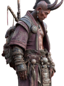 Infernal Warlock Vinyl Car Decal Sticker – Waterproof & UV-Resistant 8.213333333333333"